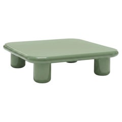 Mogg Bilbao Coffee Table 120×120cm 47.2x47.2in Glossy Pale green Dainelli Studio