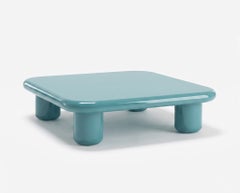 Mogg Bilbao Coffee Table 120×120cm 47.2x47.2in Glossy Turquoise Dainelli Studio