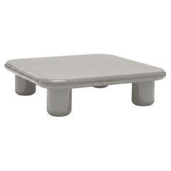 Mogg Bilbao Coffee Table 120×120cm 47.2x47.2in Glossy Silk grey Dainelli Studio