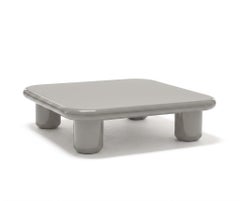Mogg Bilbao Coffee Table 120×120cm 47.2x47.2in Glossy Silk grey Dainelli Studio