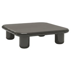 Mogg Bilbao Coffee Table 120×120cm 47.2x47.2in Glossy Umbra Grey Dainelli Studio