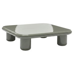 Mogg Bilbao Coffee Table 120×120cm 47.2x47.2in Glossy CementGrey Dainelli Studio