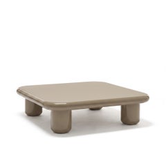 Mogg Bilbao Coffee Table 120×120cm 47.2x47.2in Glossy YellowGrey Dainelli Studio