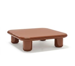 Mogg Bilbao Coffee Table 120×120cm 47.2x47.2in Glossy CopperBrown DainelliStudio