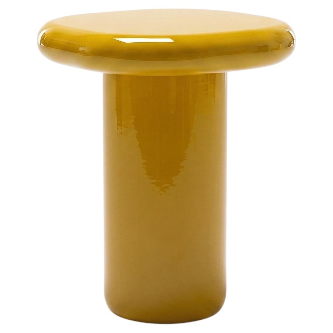 Mogg Bilbao Coffee Table 50x50cm 19.7x19.7 in Glossy Honey Dainelli Studio