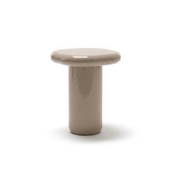 Mogg Bilbao Coffee Table 50x50cm 19.7x19.7 in Glossy Grey Beige Dainelli Studio