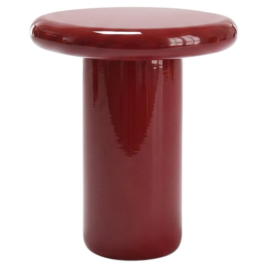Mogg Bilbao Coffee Table 50x50cm 19.7x19.7in Glossy Signal red - Dainelli Studio