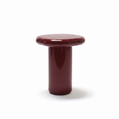 Mogg Bilbao Coffee Table 50x50cm 19.7x19.7 in Glossy Purple red Dainelli Studio