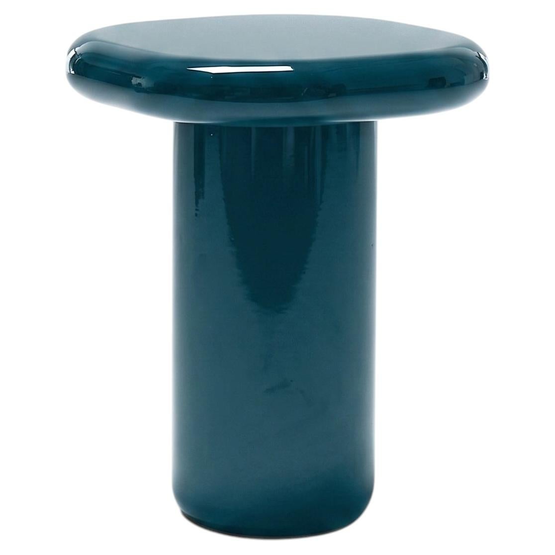 Mogg Bilbao Coffee Table 50x50cm 19.7x19.7in Glossy Ocean blue - Dainelli Studio