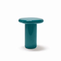 Mesa de centro Mogg Bilbao, 50 x 50 cm (19,7 x 19,7 pulgadas), azul océano brillante, Dainelli Studio