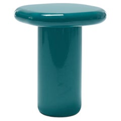 Mogg Bilbao Coffee Table 50x50cm 19.7x19.7 in Glossy Ocean blue Dainelli Studio