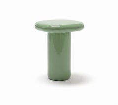 Mogg Bilbao Coffee Table 50x50cm 19.7x19.7 in Glossy Pale green Dainelli Studio