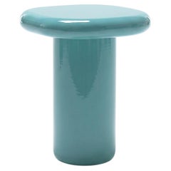 Mogg Bilbao Coffee Table 50x50cm 19.7x19.7 in Glossy Turquoise - Dainelli Studio