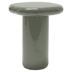 Mogg Bilbao Coffee Table 50x50cm 19.7x19.7 in Glossy Cement Grey Dainelli Studio