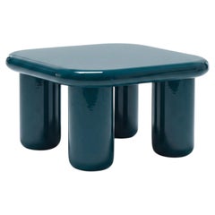 Mogg Bilbao Coffee Table 85x85cm 33.5x33.5in Glossy Ocean blue - Dainelli Studio