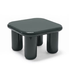 Mogg Bilbao Coffee Table 85x85cm 33.5x33.5in Glossy Black green Dainelli Studio