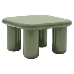 Mogg Bilbao Coffee Table 85x85cm 33.5x33.5in Glossy Pale Green - Dainelli Studio