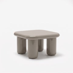 Mogg Bilbao Coffee Table 85x85cm 33.5x33.5in Glossy Silk grey - Dainelli Studio