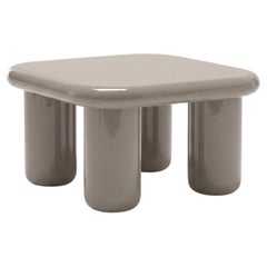 Mogg Bilbao Coffee Table 85x85cm 33.5x33.5in Glossy Silk grey - Dainelli Studio
