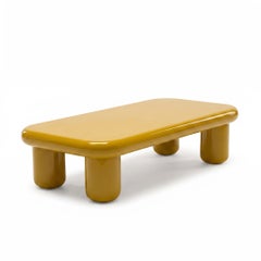 Mogg Bilbao Coffee Table 150x70cm 59.1x27.6in Glossy Honey - Dainelli Studio