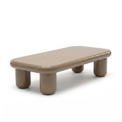 Mogg Bilbao Coffee Table 150x70cm 59.1x27.6in Glossy Grey beige Dainelli Studio