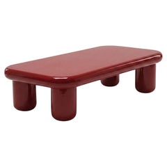 Mogg Bilbao Coffee Table 150x70cm 59.1x27.6in Glossy Signal Red Dainelli Studio