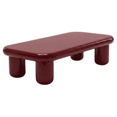 Mogg Bilbao Coffee Table 150x70cm 59.1x27.6in Glossy Purple Red Dainelli Studio