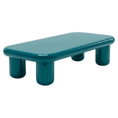 Mogg Bilbao Coffee Table 150x70cm 59.1x27.6in Glossy Water blue Dainelli Studio