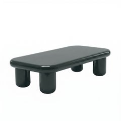 Mogg Bilbao Coffee Table 150x70cm 59.1x27.6in Glossy Black Green Dainelli Studio