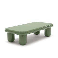 Mogg Bilbao Coffee Table 150x70cm 59.1x27.6in Glossy Pale Green Dainelli Studio