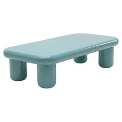 Mogg Bilbao Coffee Table 150x70cm 59.1x27.6in Glossy Turquoise - Dainelli Studio