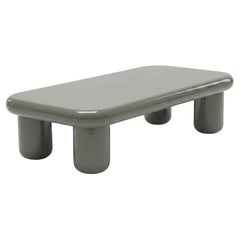 Mogg Bilbao Coffee Table 150x70cm 59.1x27.6in Glossy Cement grey Dainelli Studio