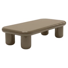 Mogg Bilbao Coffee Table 150x70cm 59.1x27.6in Glossy Yellow grey Dainelli Studio