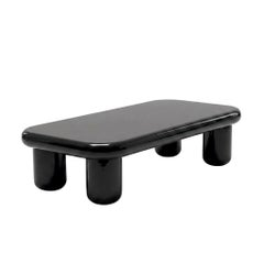 Mogg Bilbao Coffee Table 150x70cm 59.1x27.6in Glossy Black Dainelli Studio