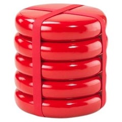 Tabouret italien de luxe « Objects of Common Interest » pour Meritalia – Lot de tabourets – Rouge