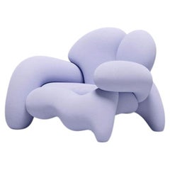 Poltrona di lusso Morphologica di Misha Kahn per Meritalia - Edizione limitata Lilac