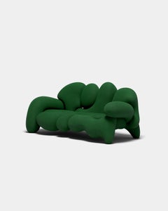 Luxury Morphologica Sofa by Misha Kahn for Meritalia - Green Bouclé Wool