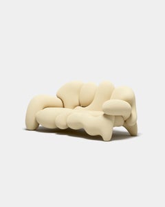 Luxury Morphologica Sofa by Misha Kahn for Meritalia - Cream Bouclé Wool