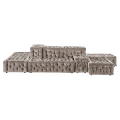 Luxury La Michetta Modular Sofa by Gaetano Pesce for Meritalia - Velvet Sage