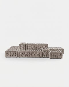 Luxury La Michetta Modular Sofa by Gaetano Pesce for Meritalia - Velvet Sage