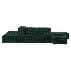 Luxury La Michetta Modular Sofa by Gaetano Pesce for Meritalia - Velvet Musk