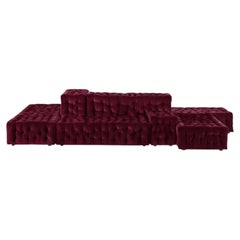 Luxury La Michetta Modular Sofa by Gaetano Pesce for Meritalia - Velvet Blush