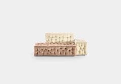 Gaetano Pesce for Meritalia "La Michetta" Modular Sofa in Multicolored Velvet