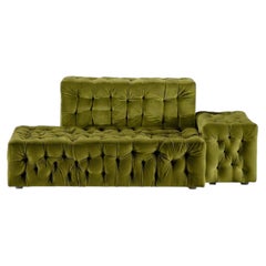 Gaetano Pesce for Meritalia "La Michetta" Luxury Modular Sofa in Sage Velvet