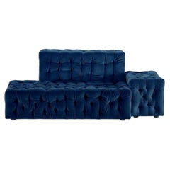Gaetano Pesce for Meritalia "La Michetta" Luxury Modular Sofa in Cobalt Velvet