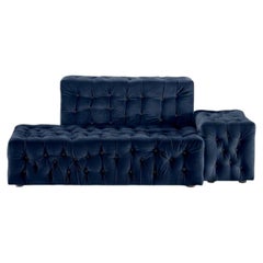 Gaetano Pesce for Meritalia "La Michetta" Luxury Modular Sofa in Navy Velvet