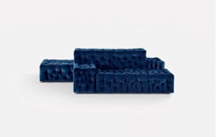 Italian La Michetta Modular Sofa by Gaetano Pesce for Meritalia - Velvet Cobalt