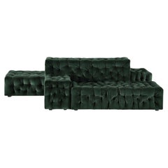 Italian La Michetta Modular Sofa by Gaetano Pesce for Meritalia - Velvet Forest