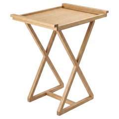 Riva 1920 „Cameriere Wood“ Klappbarer Tablettständer aus massiver Eiche von Authentic Design