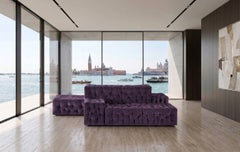 Italian La Michetta Modular Sofa by Gaetano Pesce for Meritalia - Velvet Purple